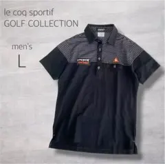 le coq sportif GOLF ポロシャツ L ブラック ロゴ おしゃれのサムネイル