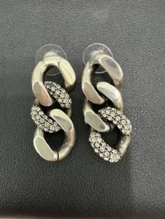 Saint Laurent チェーンリンク ピアス　シルバーのサムネイル