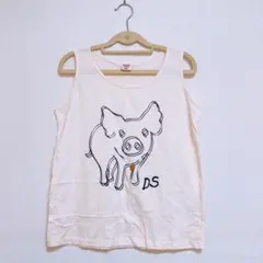 drug store’s ノースリーブ タンクトップ カットソー 綿100%のサムネイル