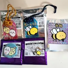 ちいかわ うさぎ ハチ 缶バッジ ステッカー チャーム お守り パラレルワールド