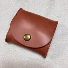 コインケース 小銭入れ ポーチ 小物入れ 本革 ミニ財布 キャメル