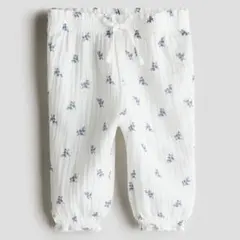 新品　H&M プルオンパンツ　花柄　85cm