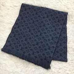 【美品】ヴィトン マフラー エシャルプ ロゴ クラシック モノグラム