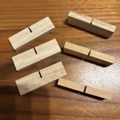 【6個セット】 フォトフレーム ウッド