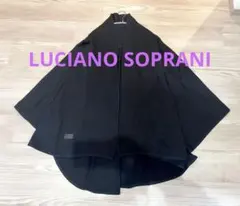 ルチアーノソプラーニ　ケープ　コート 黒