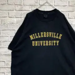 USA製90sヴィンテージTシャツ！シングルステッチ　ブラック半袖古着XL 12
