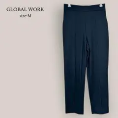 グローバルワークGLOBAL WORKテーパードパンツ　スラックス　ハイウエスト
