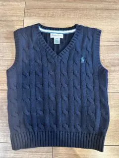 【ラルフローレン】ケーブルニットベスト