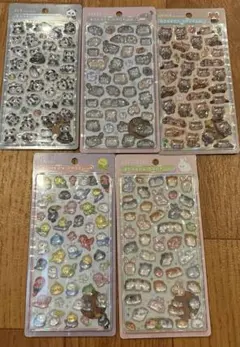 【正規品】ボンボンドロップシール　アニマルシリーズ　5点セット