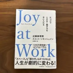 Joy at Work 近藤麻理恵 スコット・ソネンシェイン
