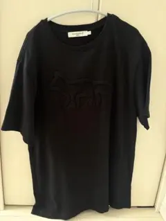 MAISON KITSUNE フォックスロゴ Tシャツ ブラック Sのサムネイル