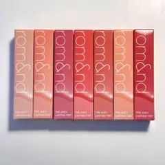 ロムアンド　ザジューシーラスティングティント　7本　セット　新品未開封　正規品