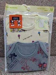 UNIQLO　クルーネックボディスーツ　70