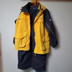 DESCENTE　スキーウェア（黄色と黒）160