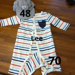 値下げ リー ロンパース70 ボーダー ワークキャップ 48 セット
