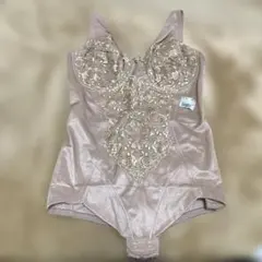 新品　日本ボディファッション協会　NBF ベージュボディスーツ　D100 4L