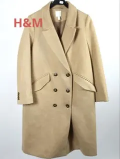 H&M チェスターコート ロングコート ベージュ