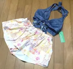 新品未使用　ユナイテッドカラーズオブベネトン　水着　ビキニ　ショートパンツ　9号のサムネイル