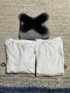 Vネック Tシャツ 2枚セット 未着用