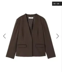 ナチュラルビューティーベーシック　ノーカラージャケット