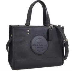 超美品！COACH デンプシー・ブラックレザー・中型・2way