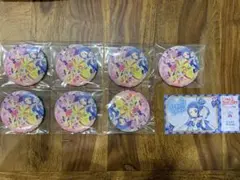 キミとアイドルプリキュア展　キュンキュン　アイドル　ウインク 缶バッジ　入場特典