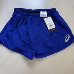 ASICSランニングパンツ レディースXLブルー新品タグ付き
