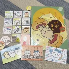 ちいかわ　クリアファイル　ステッカー　カードセット　ハチワレ　うさぎ
