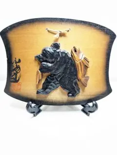 し*ん様 ♥昭和レトロ　木彫り熊　壁掛け　和風飾り　✨✨✨♥