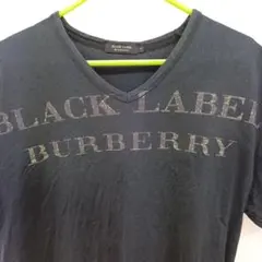 BLACK LABEL BURBERRY VネックTシャツ Mサイズ