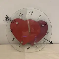 하트 모티프 벽시계