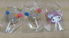 サンリオ カラフルキャンディチャーム 3点