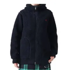 【まめ様専用】ジムフレックス ボアフリースジャケット フードブラック16