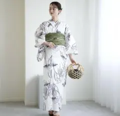 utatane 高級変わり織 浴衣セット 抹茶グリーン - メルカリ