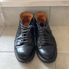 グッチ GUCCI レースアップ ブーツ レザー ロゴ刻印 メンズ 27cm