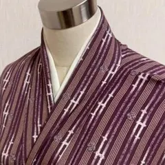 KJ2156 洗える着物 小紋 身丈163cm ポリエステル 化繊