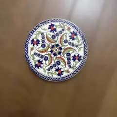 トルコタイル 鍋敷き セルヴィ 花柄のサムネイル