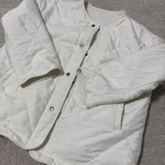 キルティングジャケット ボア