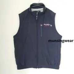 Munsingwear ベスト ネイビー　スポーツ　ゴルフ　L