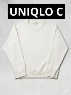 UNIQLO C スムースコットンクルーネックセーター XLサイズ ホワイト　白