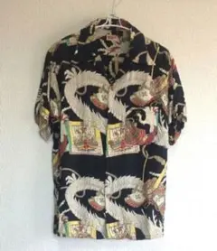 【和柄】サンサーフ アロハシャツ　東洋　M品番　SUN SURF　龍　兜　M相当のサムネイル
