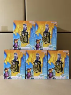 ズートピア2 モニタートップフィギュア　ジュディ・ポップス　5個セット