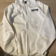 THRASHER ジップアップパーカー ホワイト XXLのサムネイル