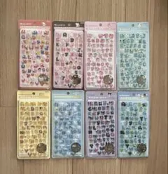 8枚　ボンドンドロップシール　moji 文字