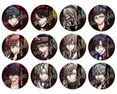 桃源暗鬼 トレーディングメタリック缶バッジ 無陀野 花魁坂 等々力 月詠 桜介