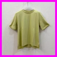 【新品】ALPHA CUBIC　レディース　半袖Ｔシャツ　イエロー　Ｍサイズのサムネイル