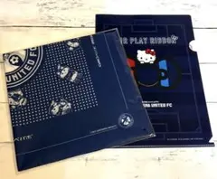 鹿児島ユナイテッドFC×HALLO KITTYクリアファイル＆バンダナ