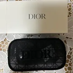 Dior ポーチ ノベルティ ブラックメッシュ
