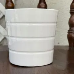 IKEA ARDEMUMMA 陶器植木鉢 13cm 白鉢 ホワイトのサムネイル