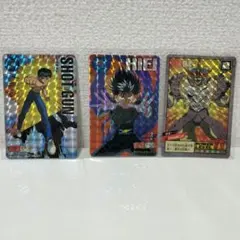 幽☆遊☆白書　カードダス　3枚セット【浦飯幽助】【飛影】【椰嗄】